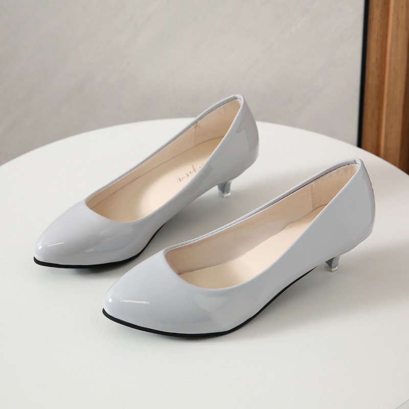 Women'S Shoes Professional - Große Größen 35-42, weiche Damen-Halbabsatzschuhe, schwarze
