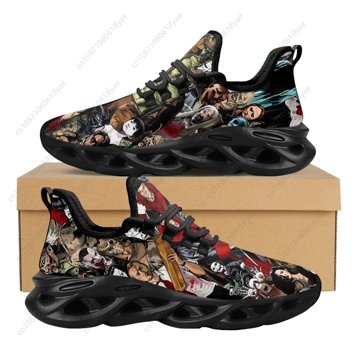 Women Shoes Myer - Horrorfilm-Killer-Charakter-Sneaker für Damen und Herren Jason/Michael