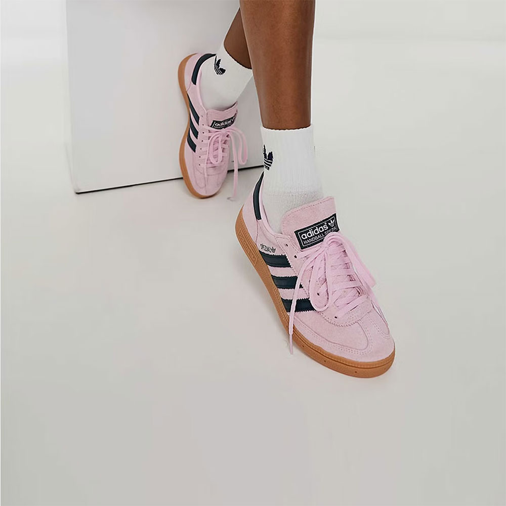 Women'S Shoes Pink Adidas - adidas Originals HANDBALL SPEZIAL Wildleder-Low-Top-Sneaker mit