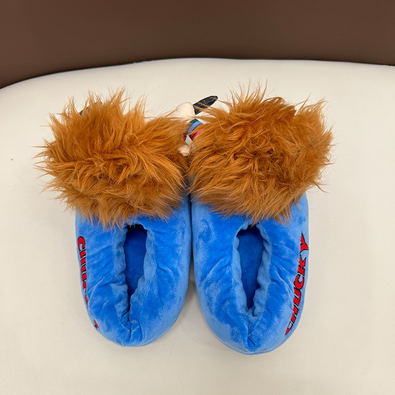 Women Shoes Myer - Halloween Michael Myers Chucky Plüsch Hausschuhe