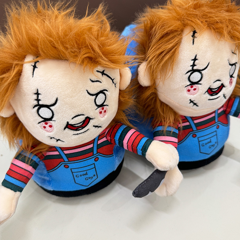 Women Shoes Myer - Halloween Michael Myers Chucky Plüsch-Hausschuhe Horror
