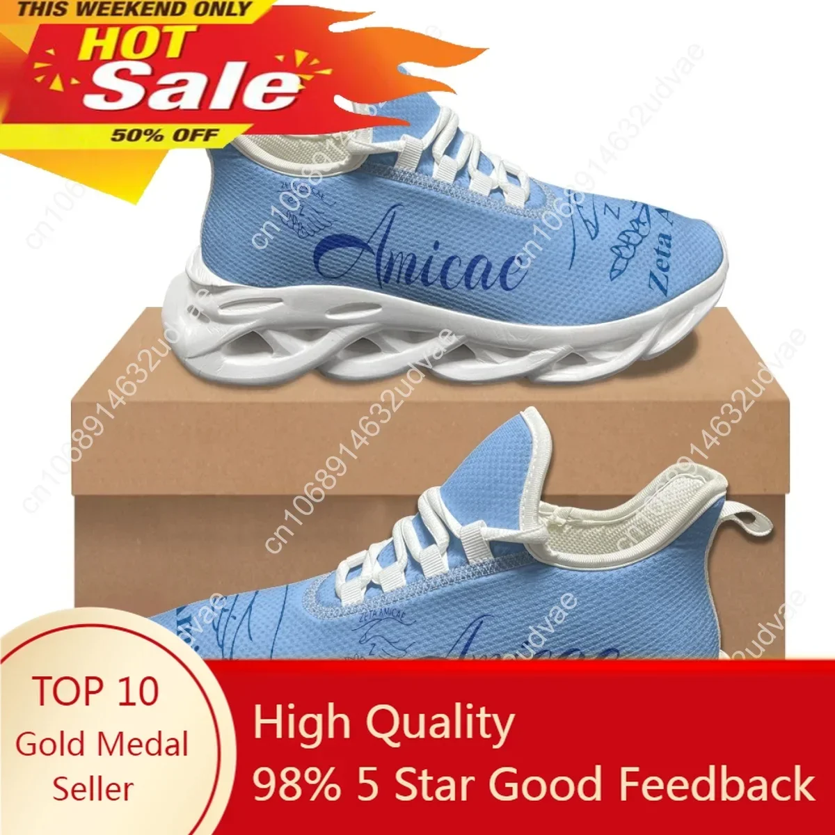 Mesh Sneaker Women - Zeta Amicae New Trend 3D-Druck Casual