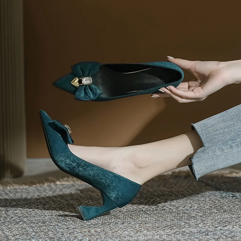 Women'S Shoes Professional - Größe 30-44 Spitze 7cm Hohe Absätze