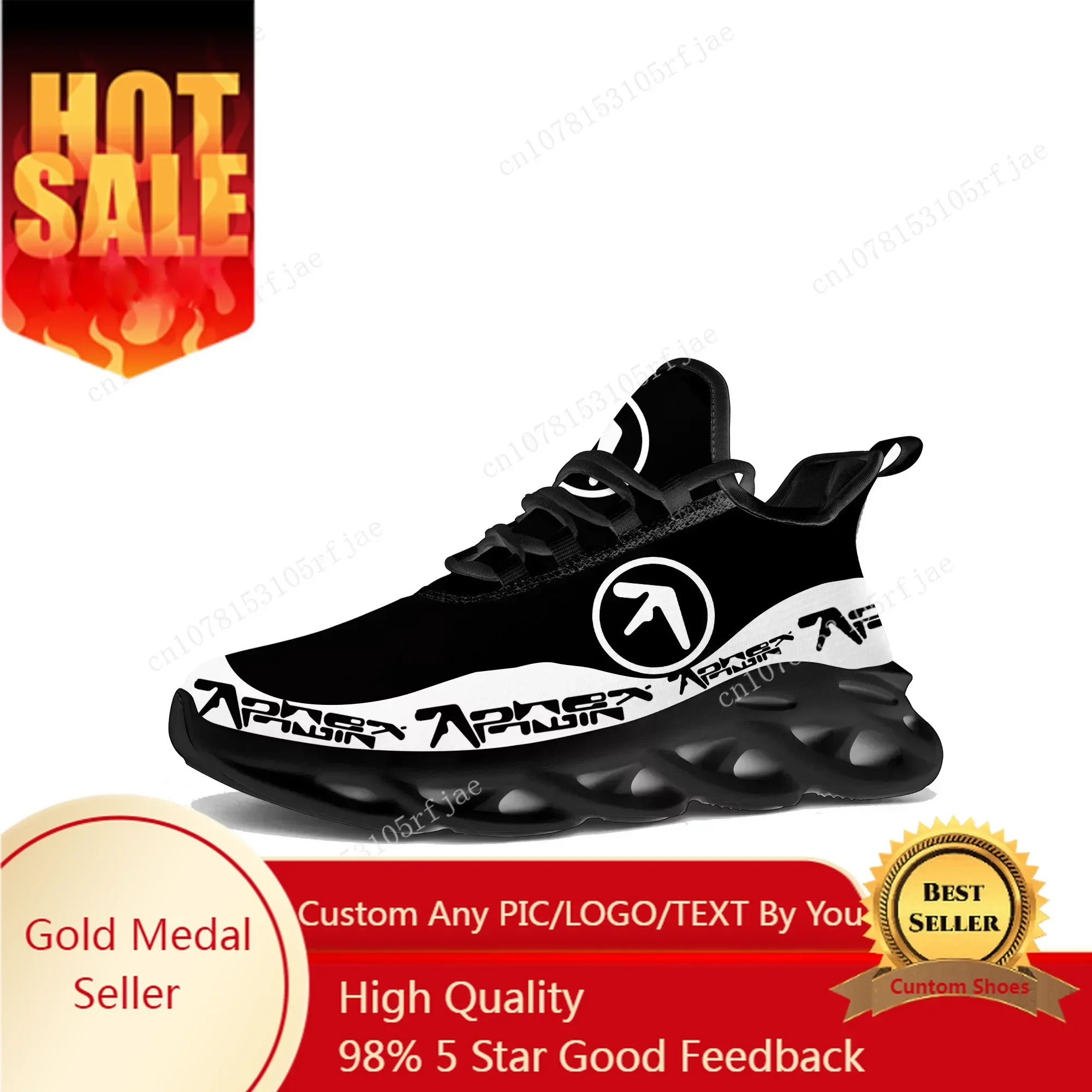 Mesh Sneaker Women - Aphex Twin Flats Sneakers Herren Damen