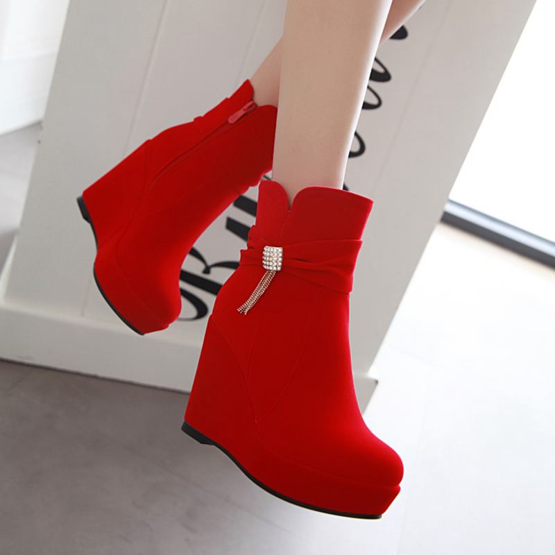 ORCHALISA Glam Red Damen-Knöch – Women'S Shoes Extended Sizes Bewertung und Preis