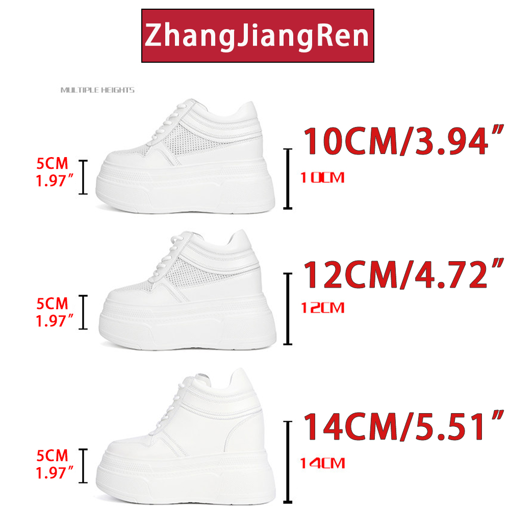ZJR 10-14cm Chunky Sneakers Da – Mesh Sneaker Women Bewertung und Preis