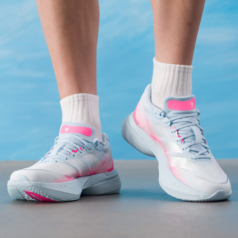Neue Adidas Rosa Weiß Blau Lau – Women'S Shoes Pink Adidas Bewertung und Preis