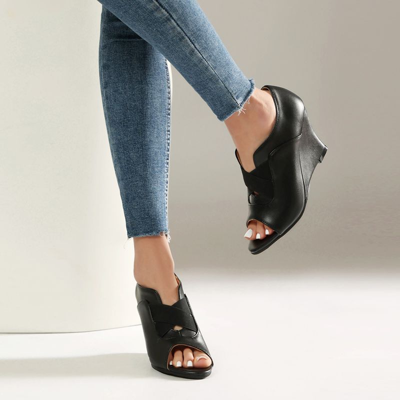 REAVE CAT Schwarze Damen-Sanda – Women'S Shoes Extended Sizes Bewertung und Preis