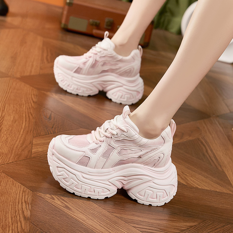 Damen Mode Chunky Plateau-Snea – Mesh Sneaker Women Bewertung und Preis