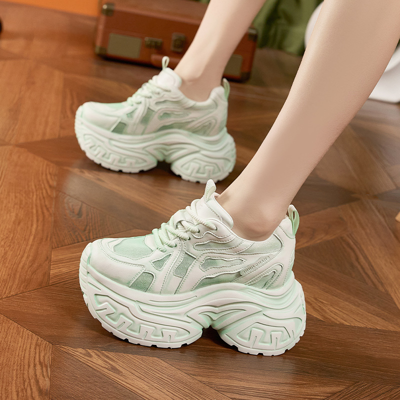 Damen Mode Chunky Plateau-Snea – Mesh Sneaker Women Bewertung und Preis